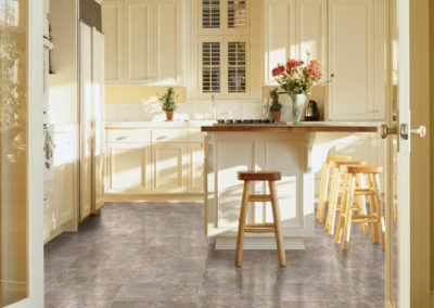 Traditional Vinyl Tile in Kitchen