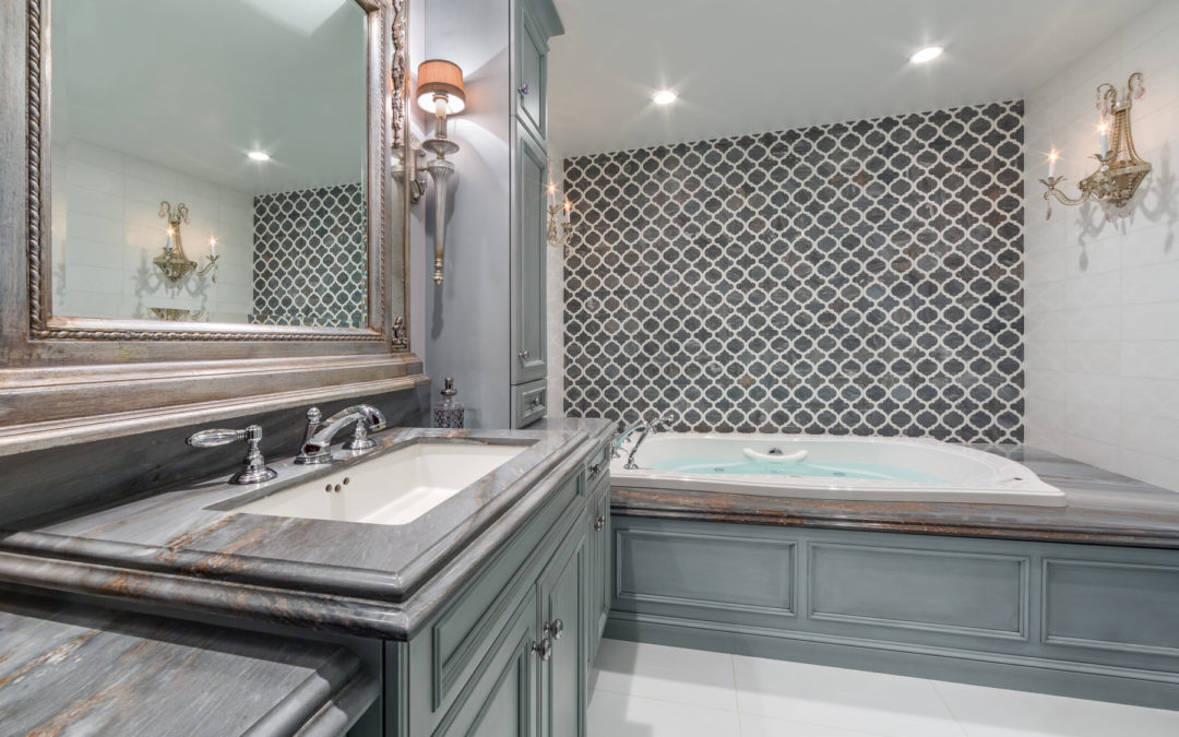 Private Master Bath with Ceramic & Porcelain Tile