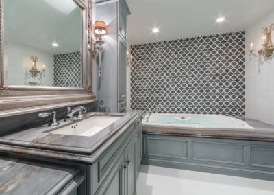 Private Master Bath with Ceramic & Porcelain Tile