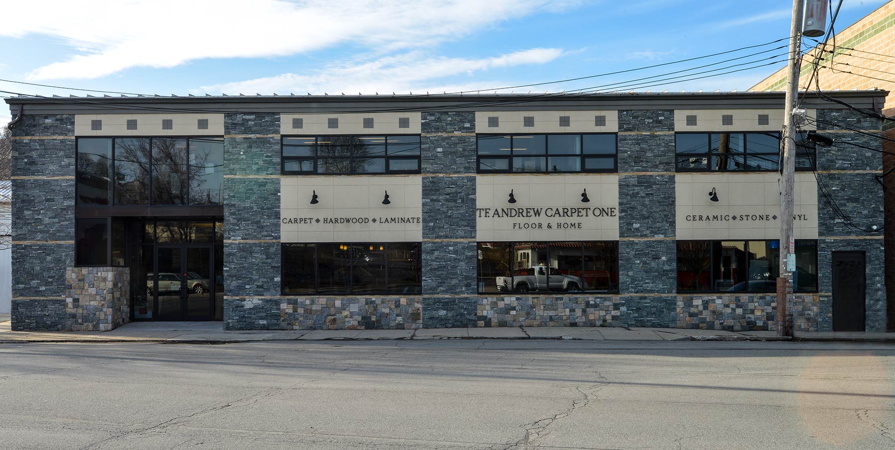 Elmsford Store BBQ Authors, Floors, Food & Fun T.F. Andrew Carpet One Floor & Home