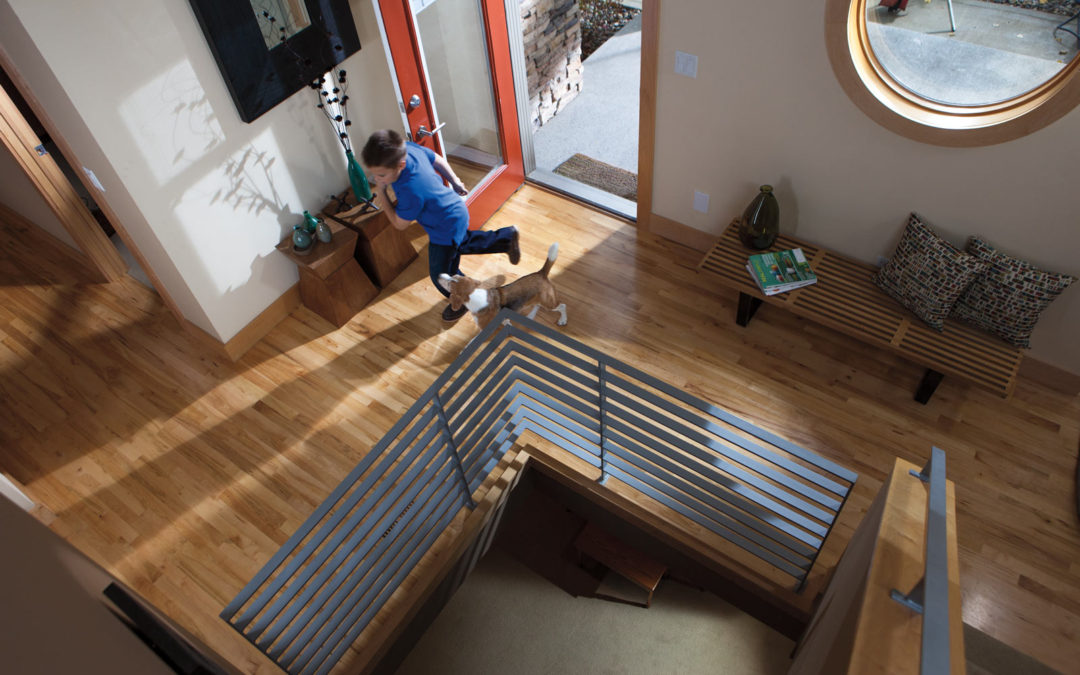 Hardwood Floor Home Entrance