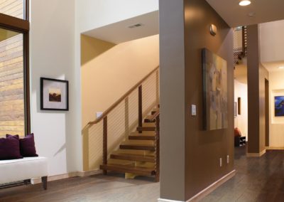 Hardwood Floor In Loft Space