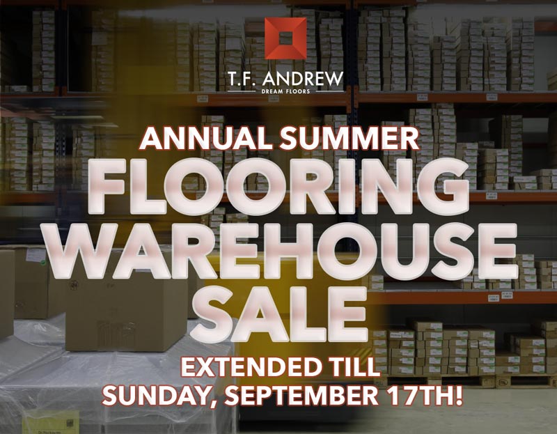 TF Andrew Flooring Sale Through Sunday September 17th